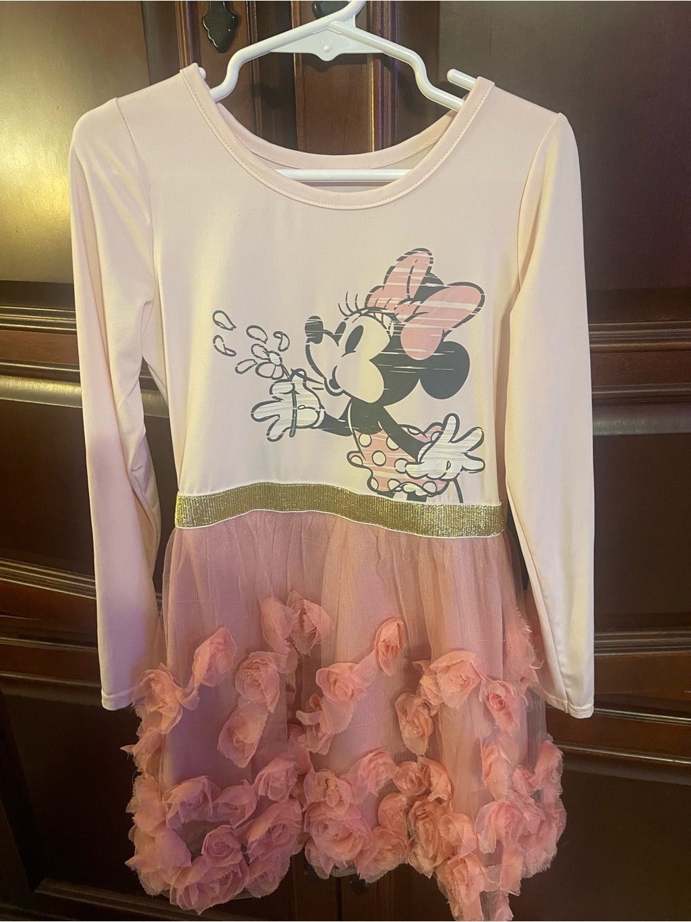 Disney Light Pink Minnie Short Sleeve Top